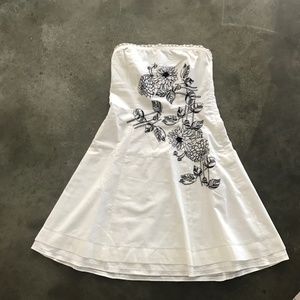 Strapless Designer Dress by GUESS